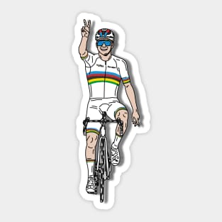 Remco Evenepoel ITT World Champion 2023 Sticker